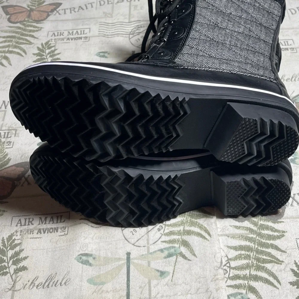 JBU‎ by Jambu Chilly Water Resistant Black Herringbone Winter Snow Boots